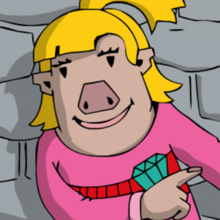 Ella erklärt, wie das Losverfahren ablaufen wird.