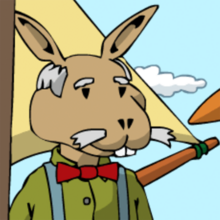 Der Alte Hase auf einem Schiff.