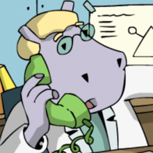 Der Ingenieur Dippeling am Telefon.