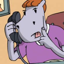 Die Regierung HanisauLands am Telefon