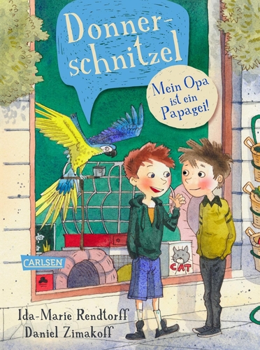 Cover: Donnerschnitzel! Mein Opa ist ein Papagei