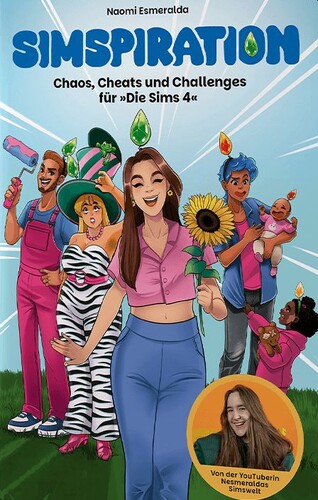 Abbildung von verschiedenen Menschen, die Sims darstellen
