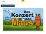 Screenshot wdrmaus.de "Das Konzert mit der Maus"