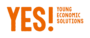 Das Logo von Young Ecolocic Solution. Die Anfangsbuchstaben des jeweiligen Worts in orange.